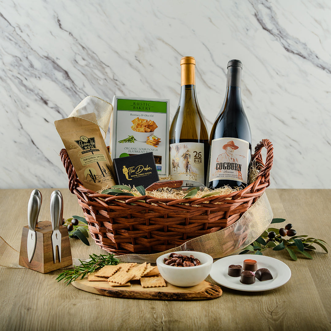 Deluxe Bon Vivant Gift Basket - John Wayne