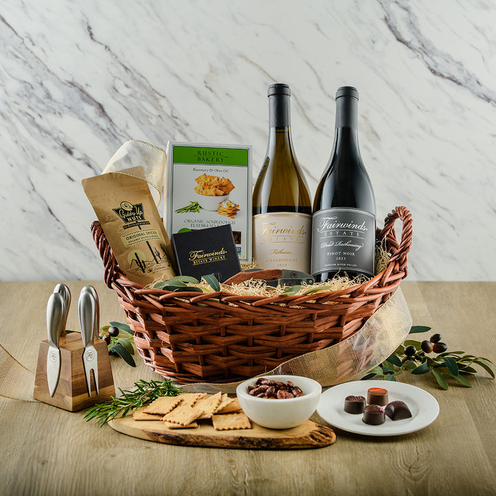 Deluxe Bon Vivant Gift Basket - Fairwinds