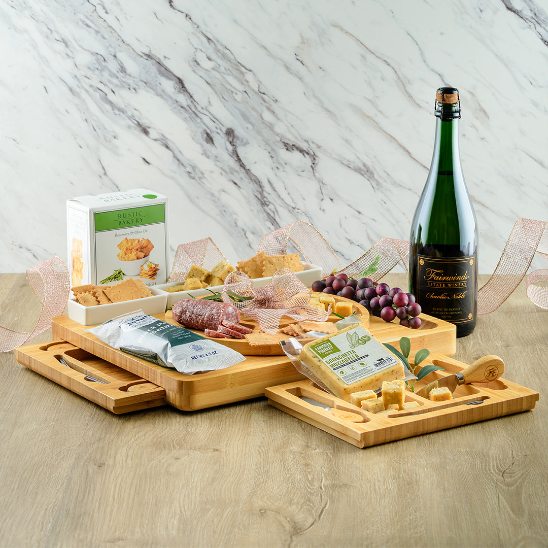 Deluxe Sparkling Charcuterie Board - Fairwinds