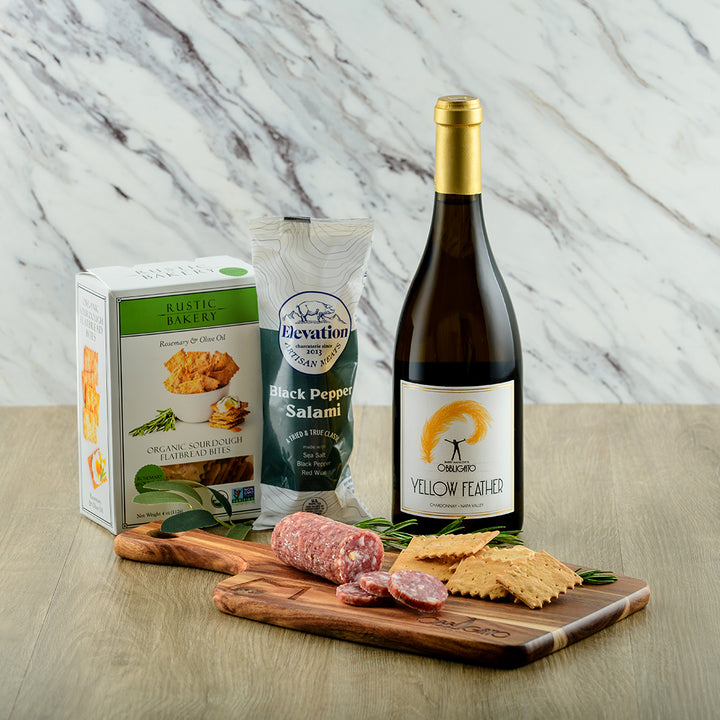 Signature White Charcuterie Board - Barry Manilow