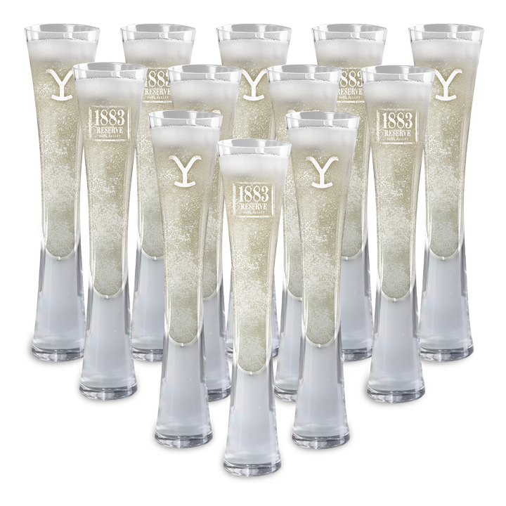 Hand Blown Artisan Crafted Champagne Flute