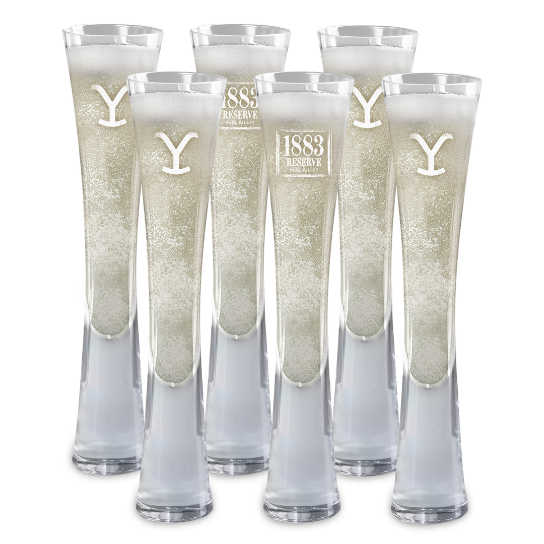 Hand Blown Artisan Crafted Champagne Flute
