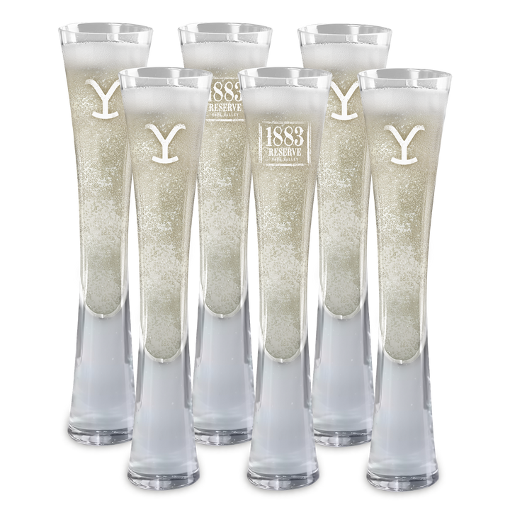 Hand Blown Artisan Crafted Champagne Flute