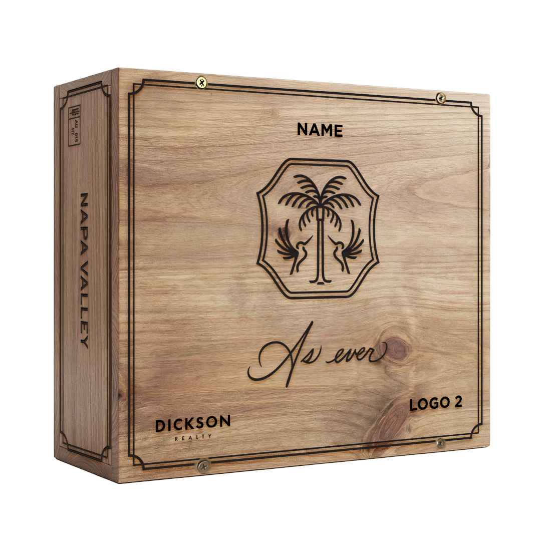 Build Your Own 3-Bottle Wood Crate Package - As ever