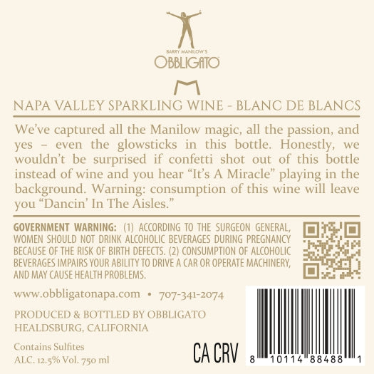 M - Sparkling Blanc De Blancs - Méthode Champenoise - Napa Valley