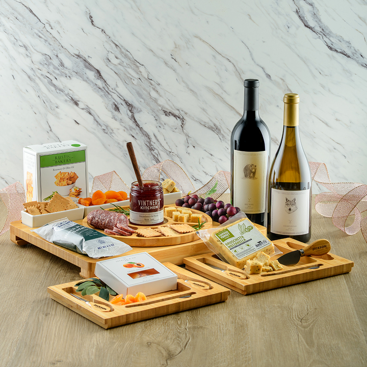 Housewarming Red & White Charcuterie Board