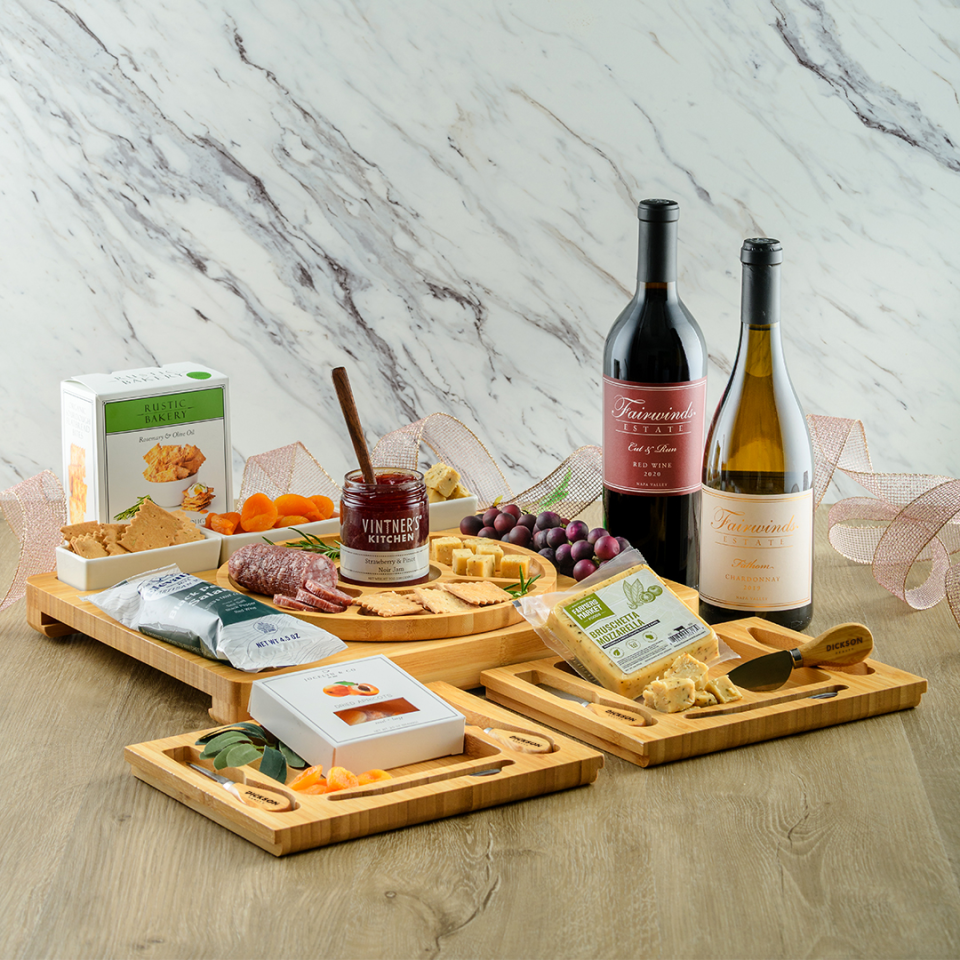 Housewarming Red & White Charcuterie Board