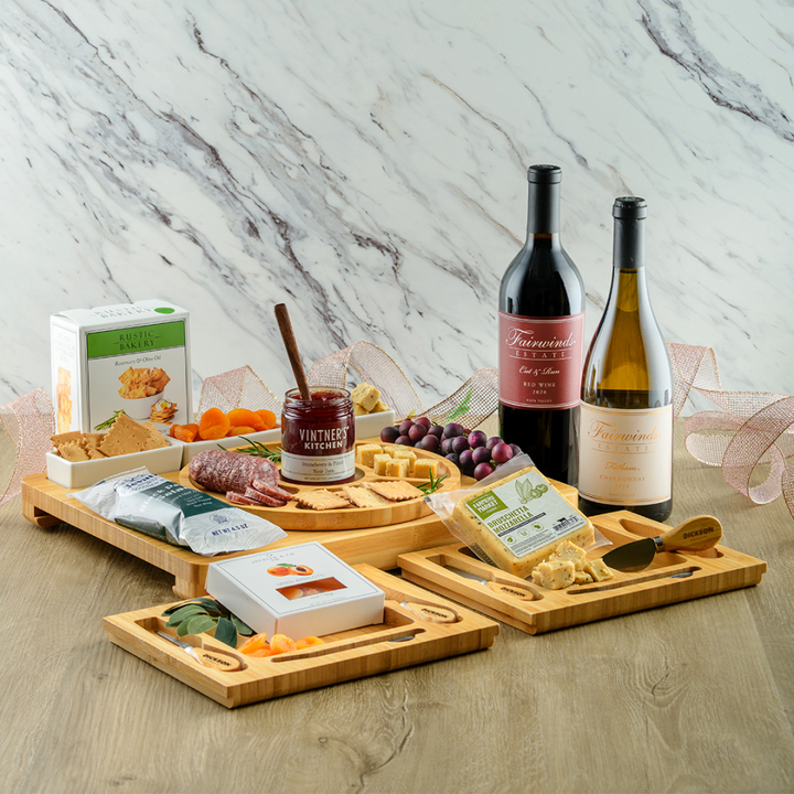 Housewarming Red & White Charcuterie Board