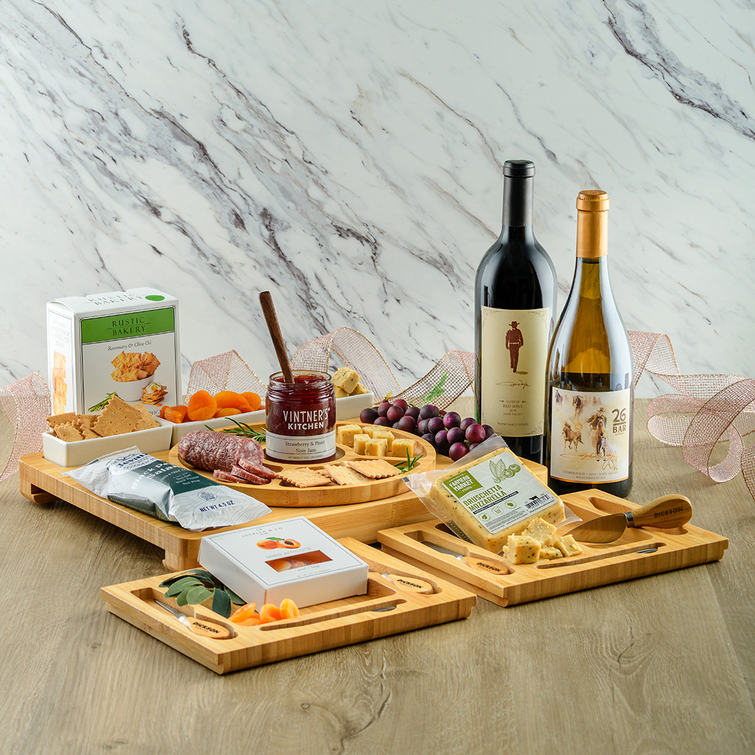 Housewarming Red & White Charcuterie Board