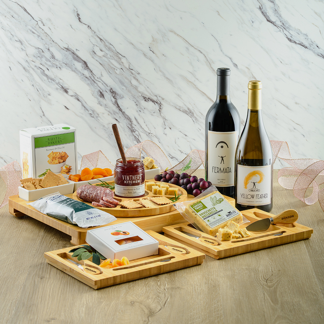 Housewarming Red & White Charcuterie Board