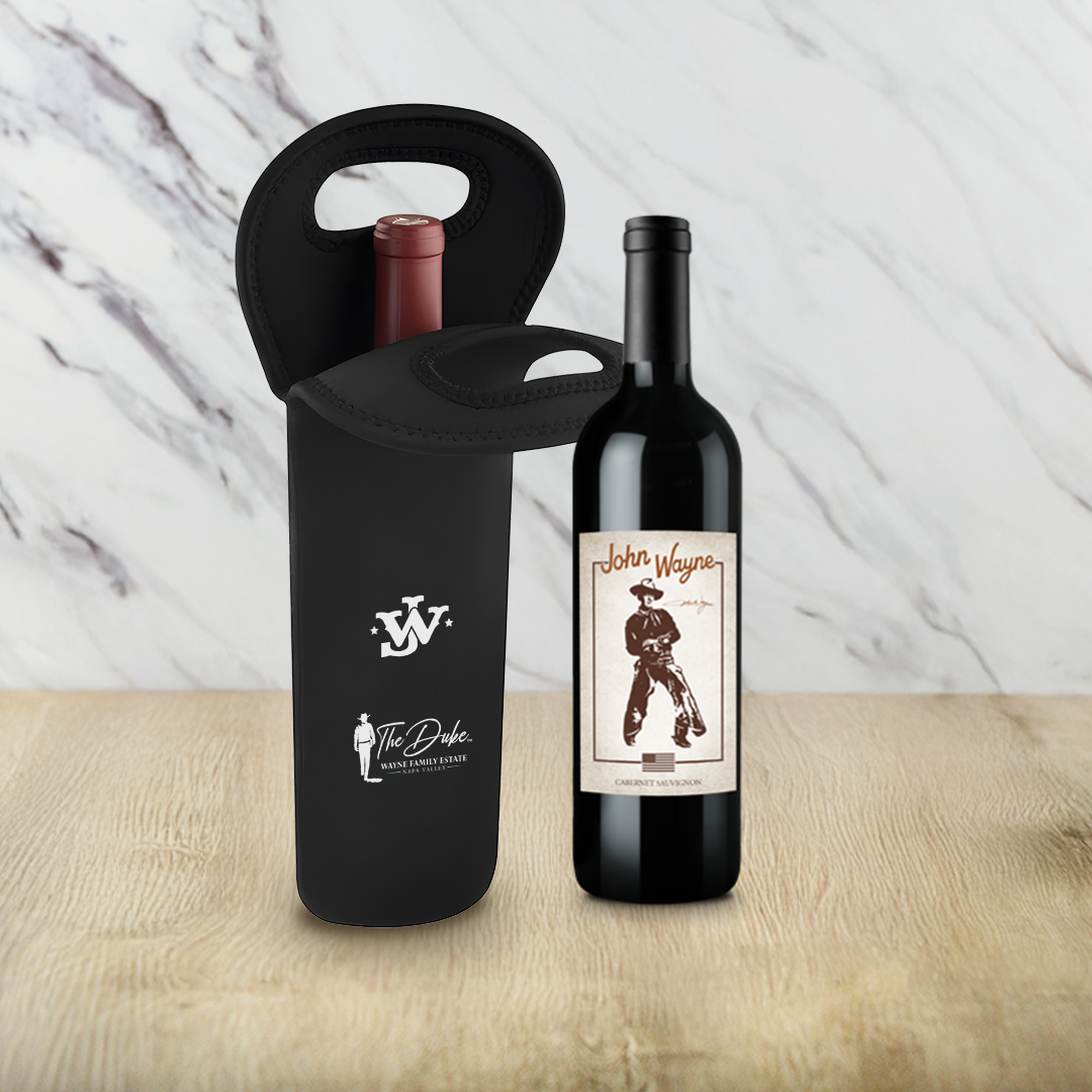 Cabernet & Bottle Sleeve - John Wayne