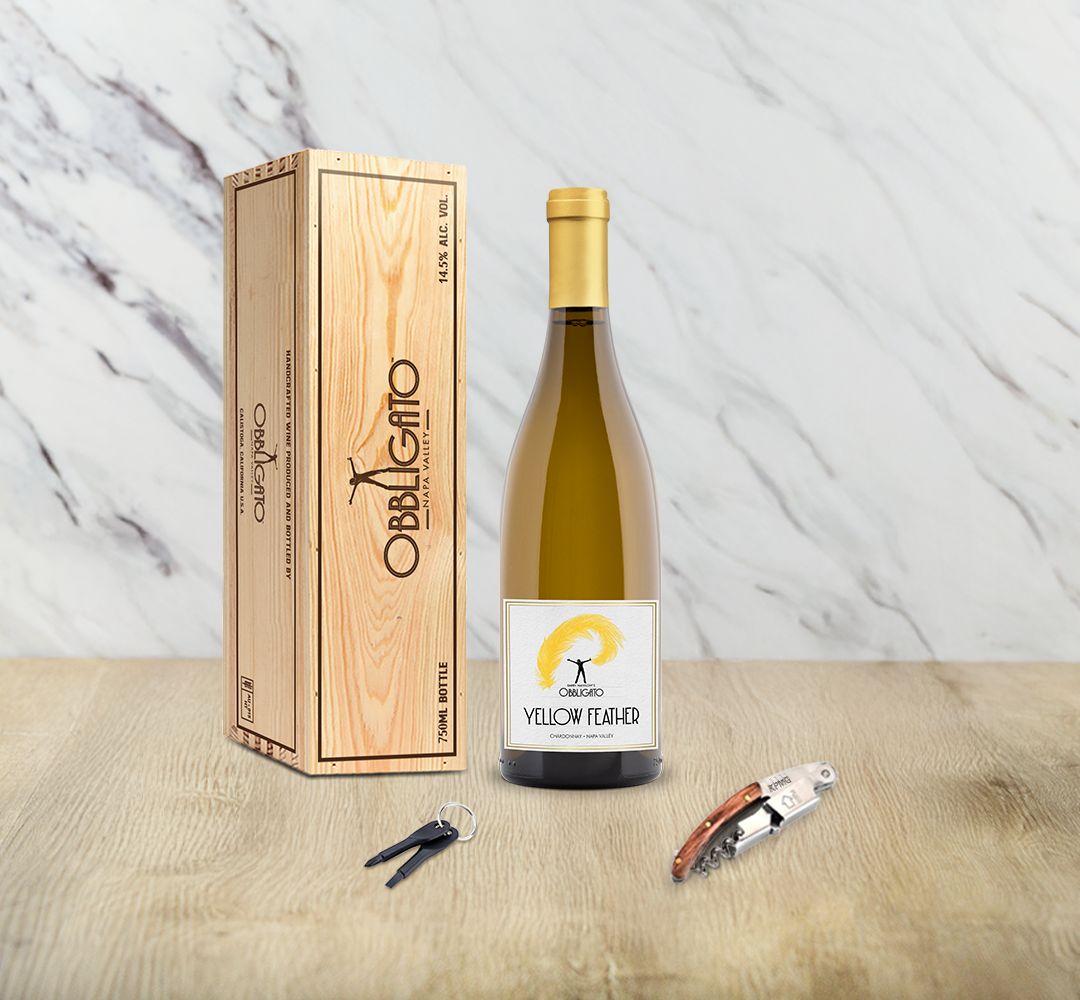 Barry Manilow "Yellow Feather" Chardonnay