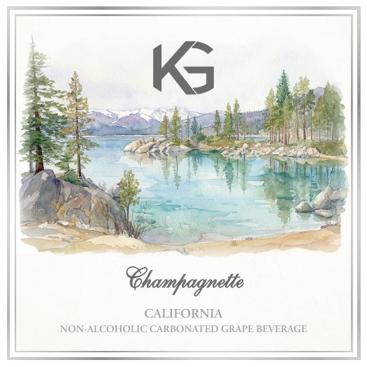 KG - Champagnette: Non-Alcoholic Carbonated Grape Beverage - California
