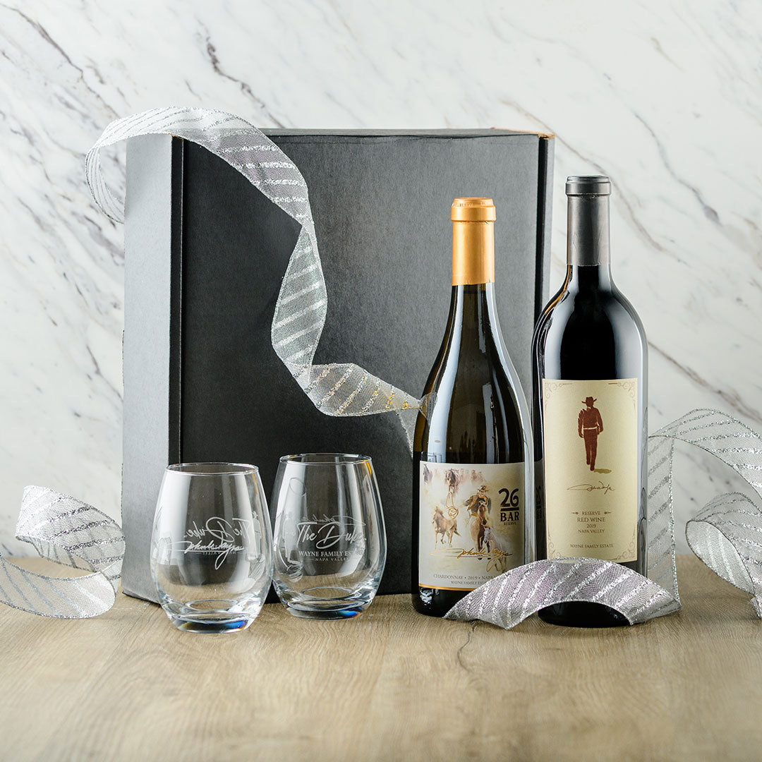 Red & White Gift Box - John Wayne