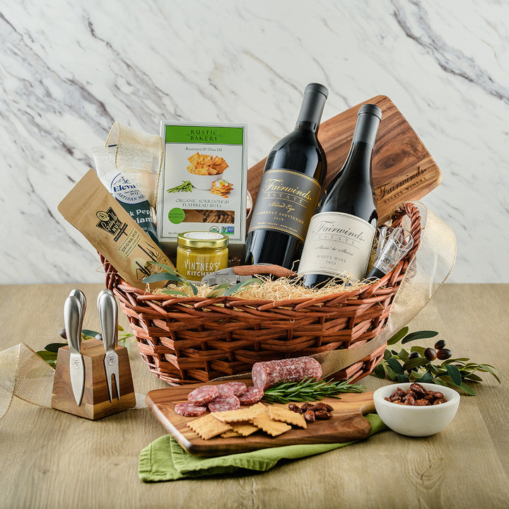 Premium Bon Vivant Gift Basket - Fairwinds