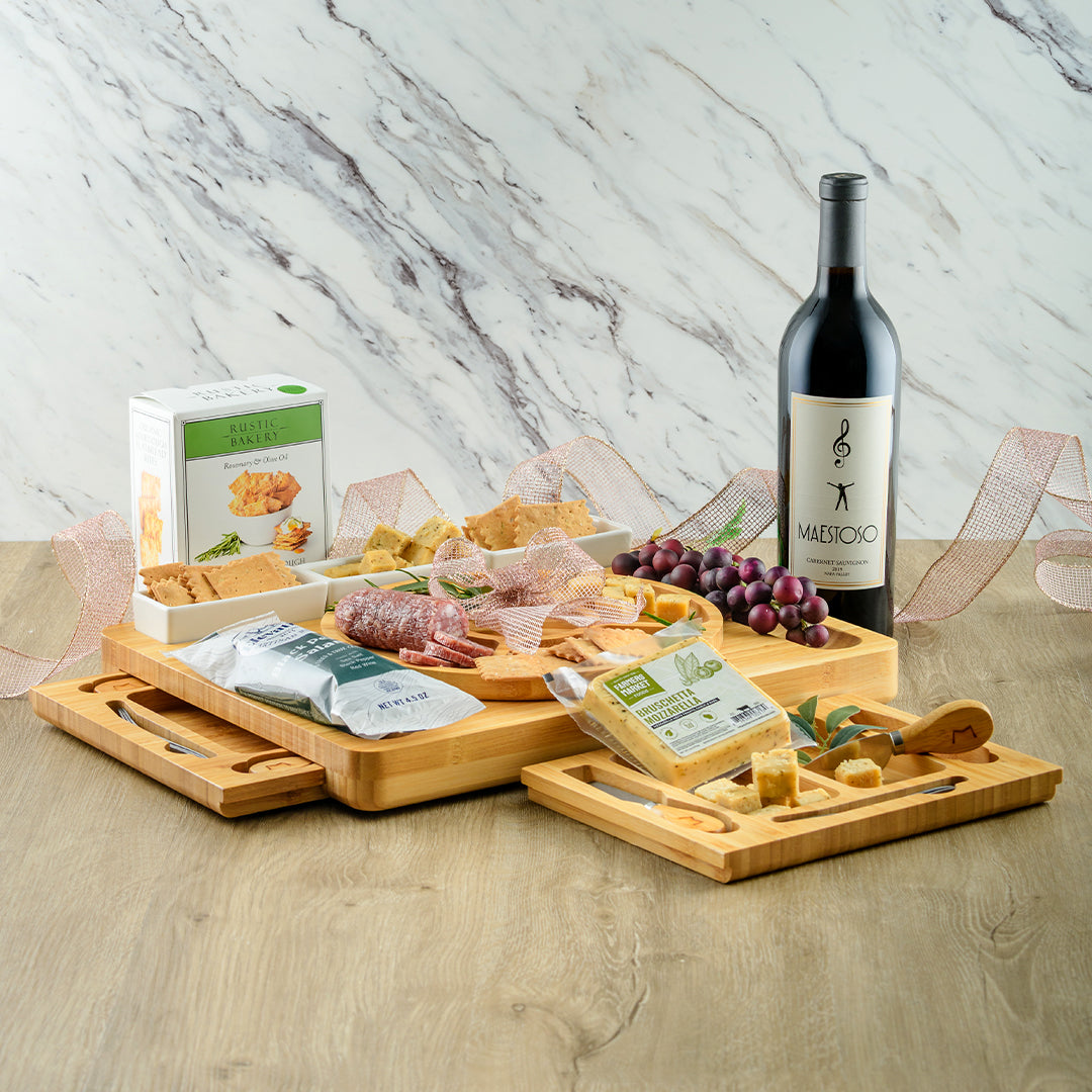 Deluxe Red Charcuterie Board - Barry Manilow