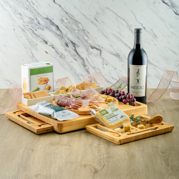 Deluxe Red Charcuterie Board - Barry Manilow