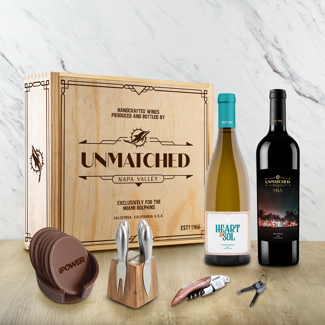 MIA and Heart & Sol Mix Deluxe Host Wooden Crate
