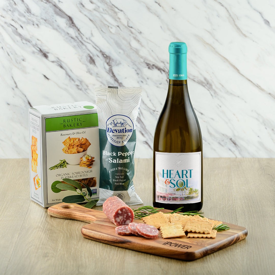 Heart & Sol Chardonnay Signature Charcuterie Board