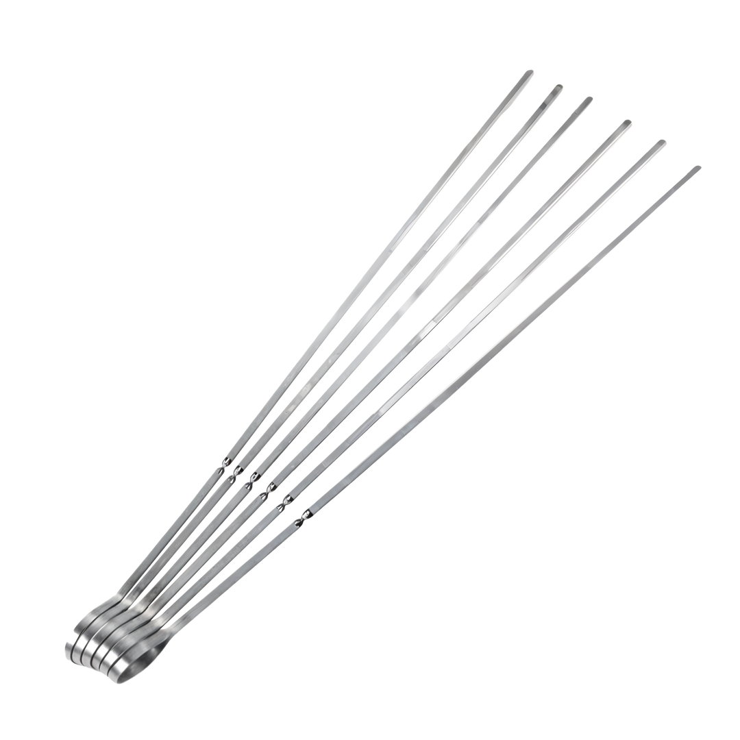 Metal BBQ Skewers (6 pc)
