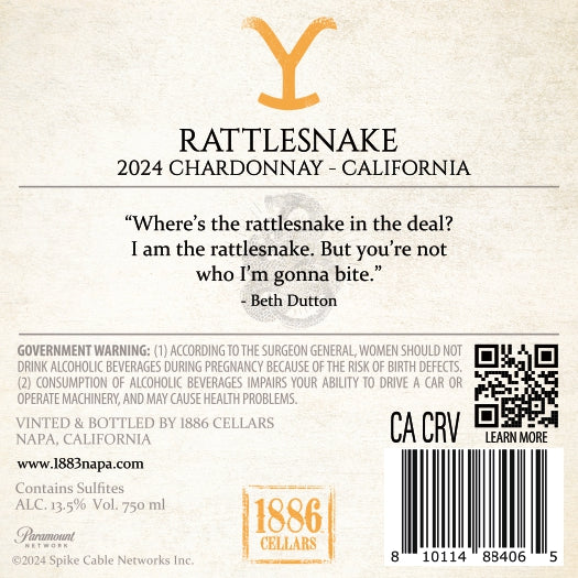 Rattlesnake - 2024 Chardonnay - California